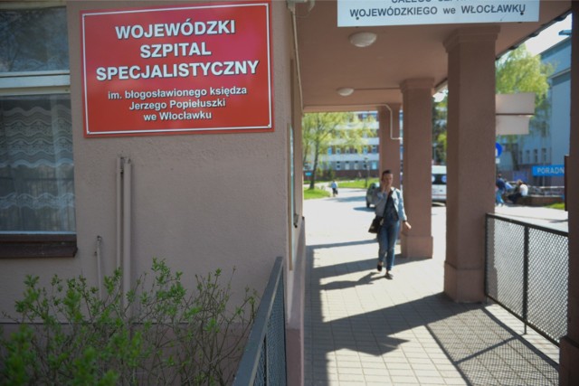 Szpital we Włocławku wstrzymuje przyjęcia nowych pacjentów na dwa swoje oddziały