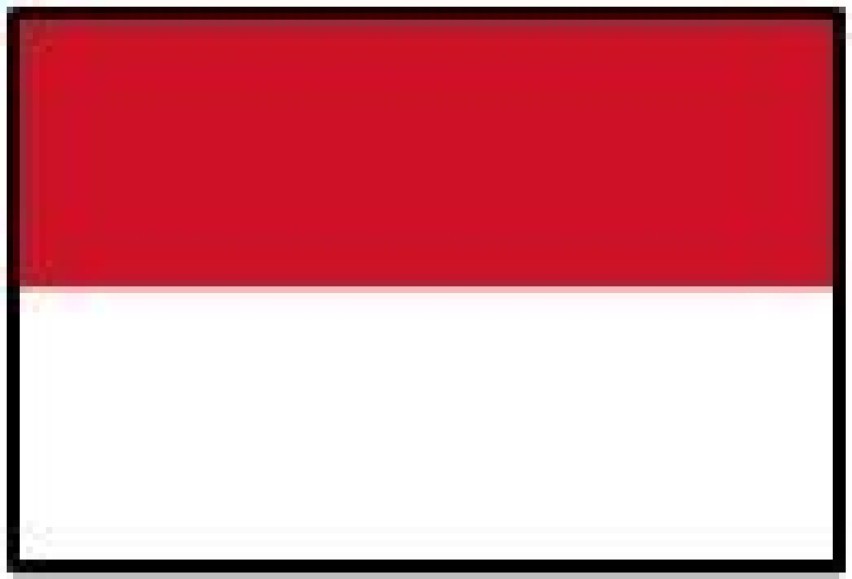 Flaga Księstwa Monako i Indonezji