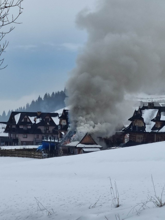 Pożar altany w Czarnej Górze