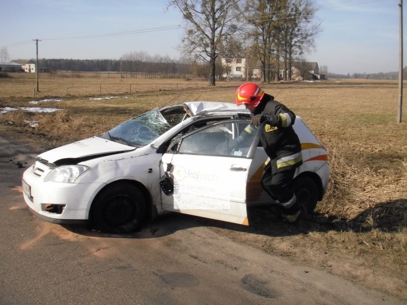 Wypadek w Przełęku na terenie powiatu działdowskiego miał...