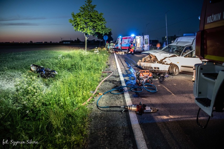 70-latek nie ustąpił pierwszeństwa i doprowadził do wypadku z 21-letnim motocyklistą [ZDJĘCIA]