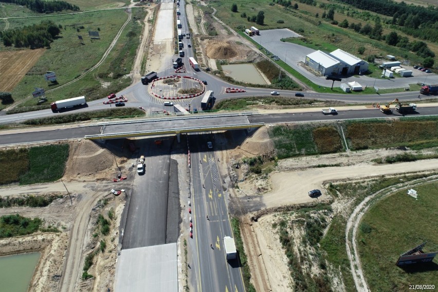 Budowa autostrady A1. Nowe utrudnienia na odcinku Kamieńsk - Radomsko