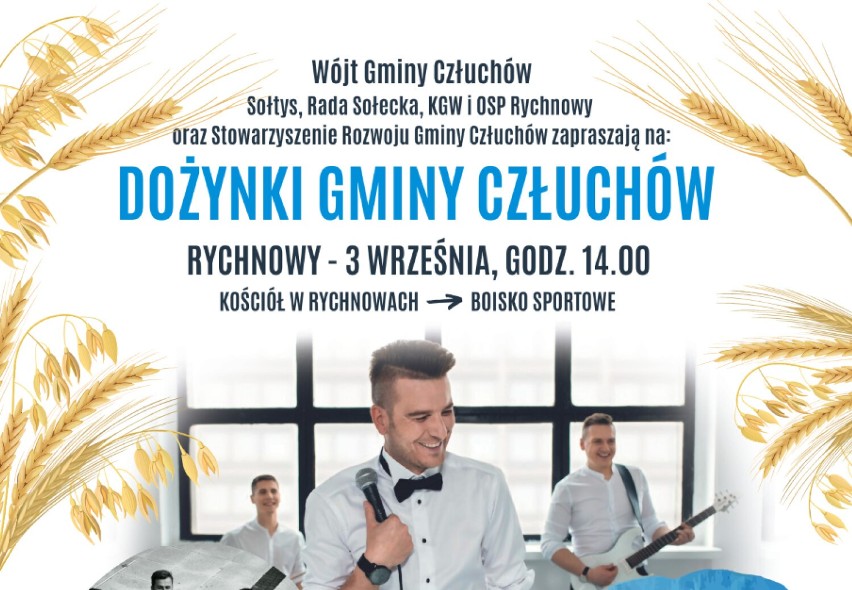 Już w najbliższą sobotę (03.09.) dożynki gminy Człuchów - w tym roku gospodarzem są Rychnowy 