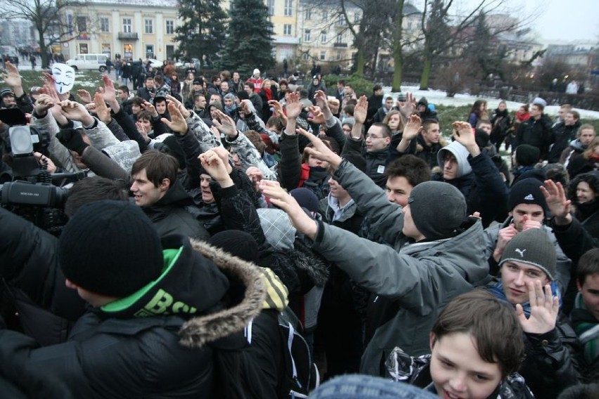 NIE dla ACTA - manifestacja we Włocławku