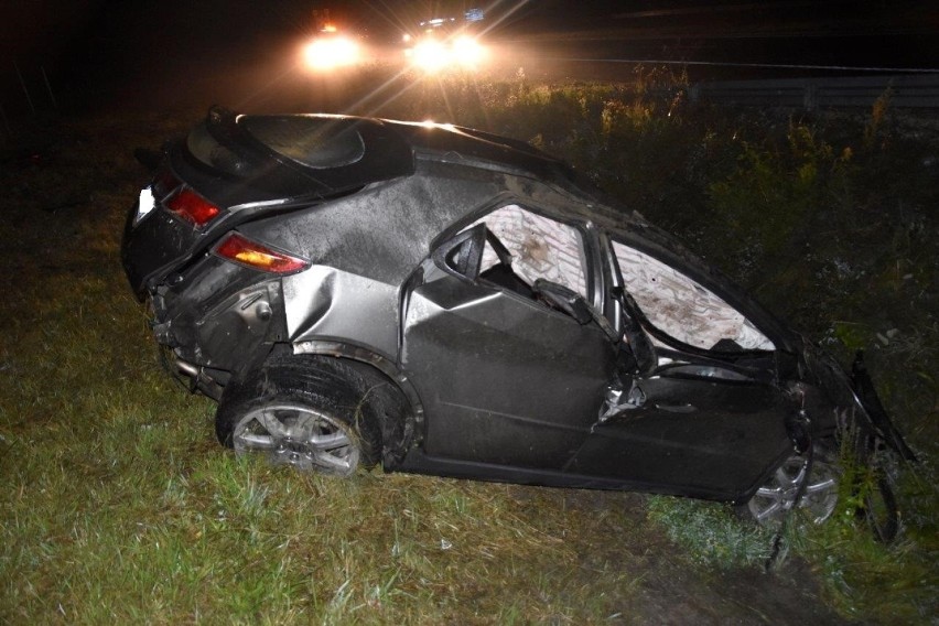 Wypadek na autostradzie A4 koło Tarnowa. Ranna krakowianka w szpitalu