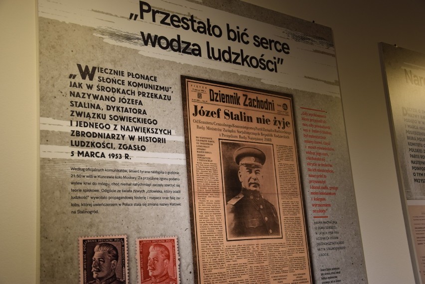 Zdjęcia z wystawy "Kiedy Katowice były Stalinogrodem" w...
