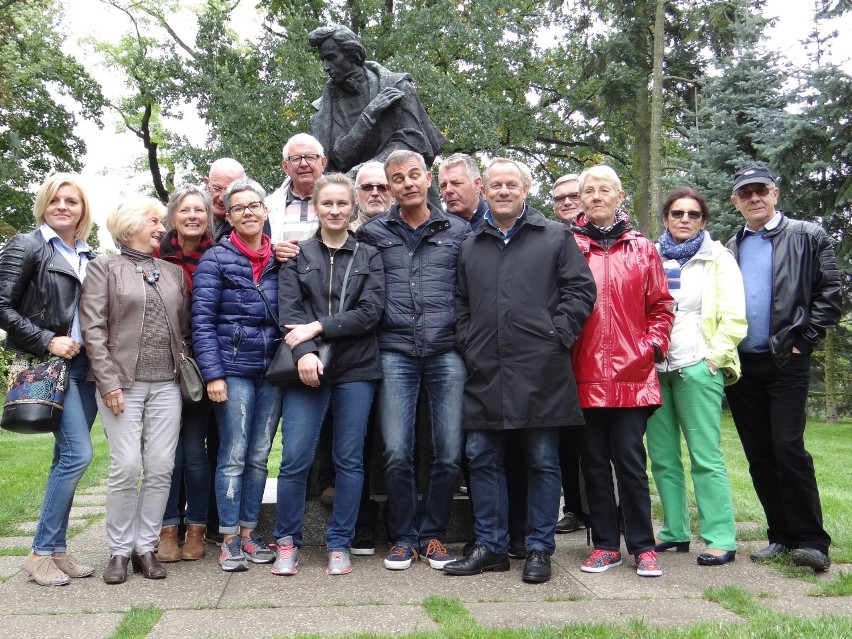 Delegacja Francuzów z Chatel w Skierniewicach