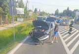 Wypadek na DK 77 w Orłach w powiecie przemyskim. Kierujący kią uderzył w przepust