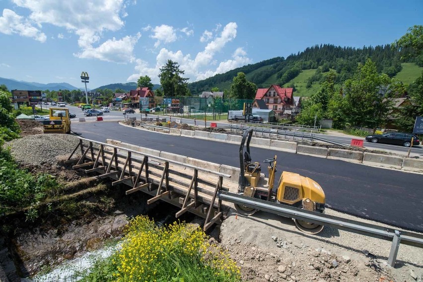 Zakopane. Most zastępczy na Ustupie już prawie gotowy [ZDJĘCIA]