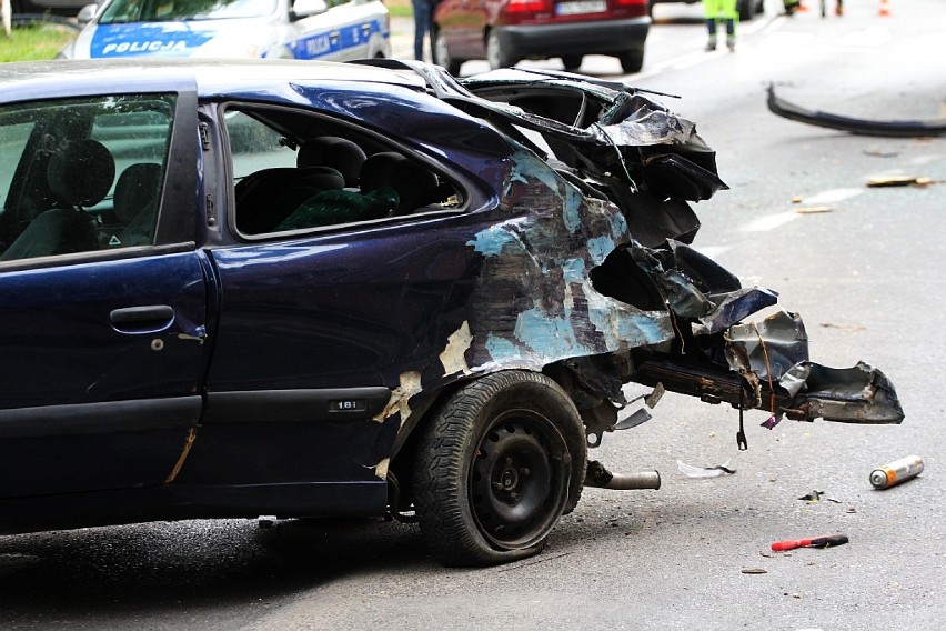 Wypadek na al. Rzeczypospolitej w Legnicy