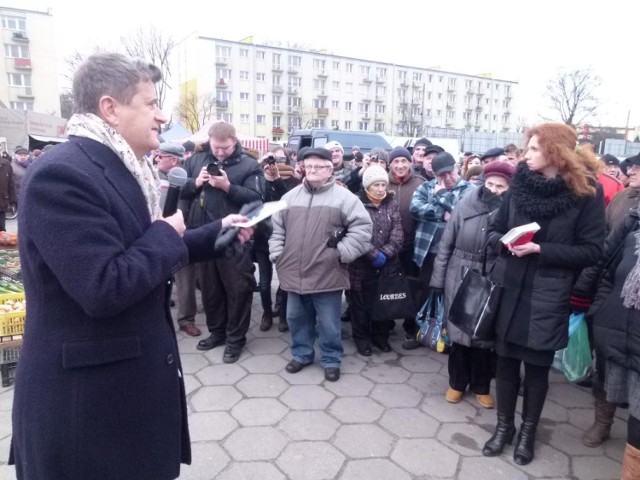 Janusz Palikot w Łowiczu