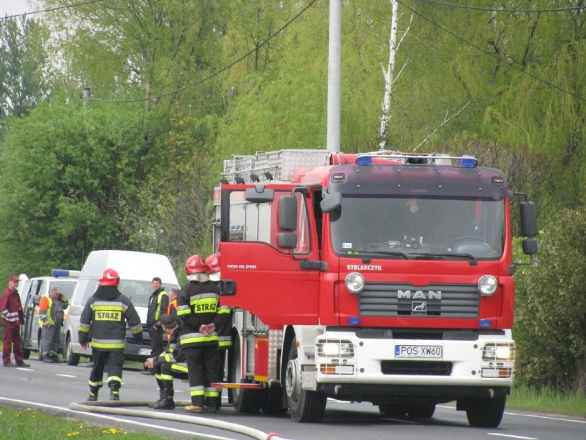 Uszkodzony gazociąg w Przygodzicach [FOTO]