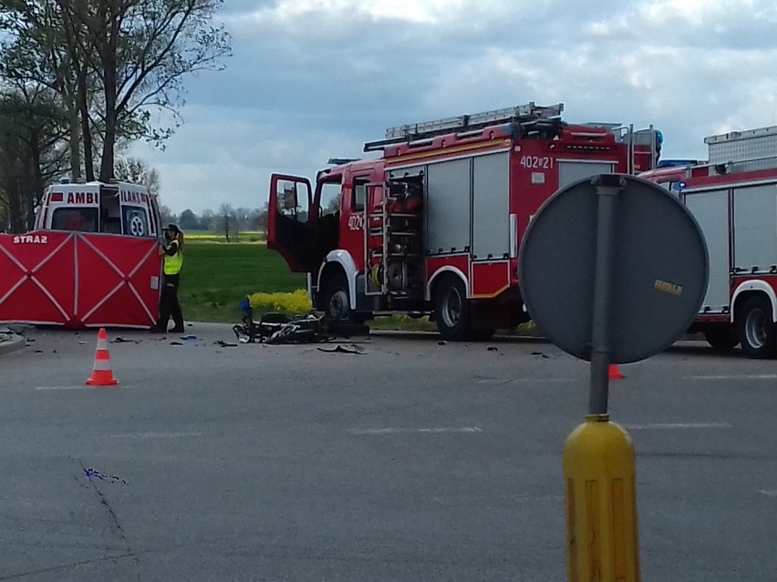 Wypadek na obwodnicy Grodkowa. Motocyklista zginął po...