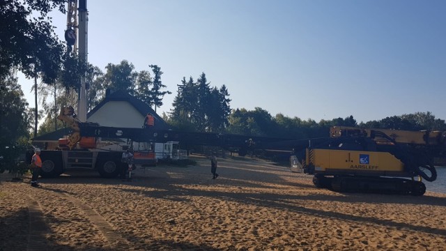 Wykonawca już zamknął plażę w Ińsku.