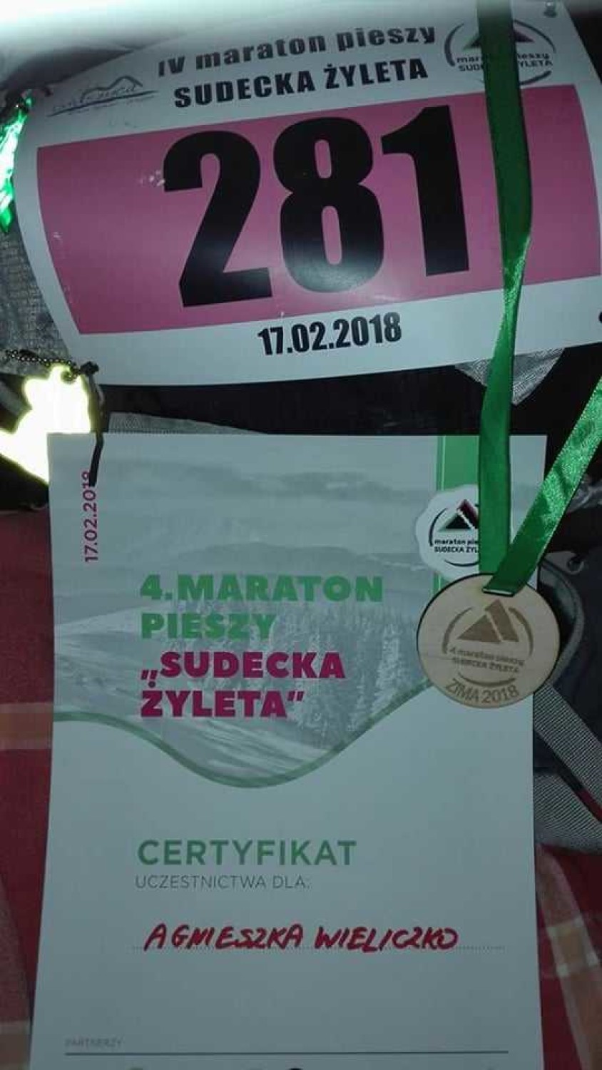 „Żyleta" Agnieszki Wieliczko, czyli zimowy maraton sudecki