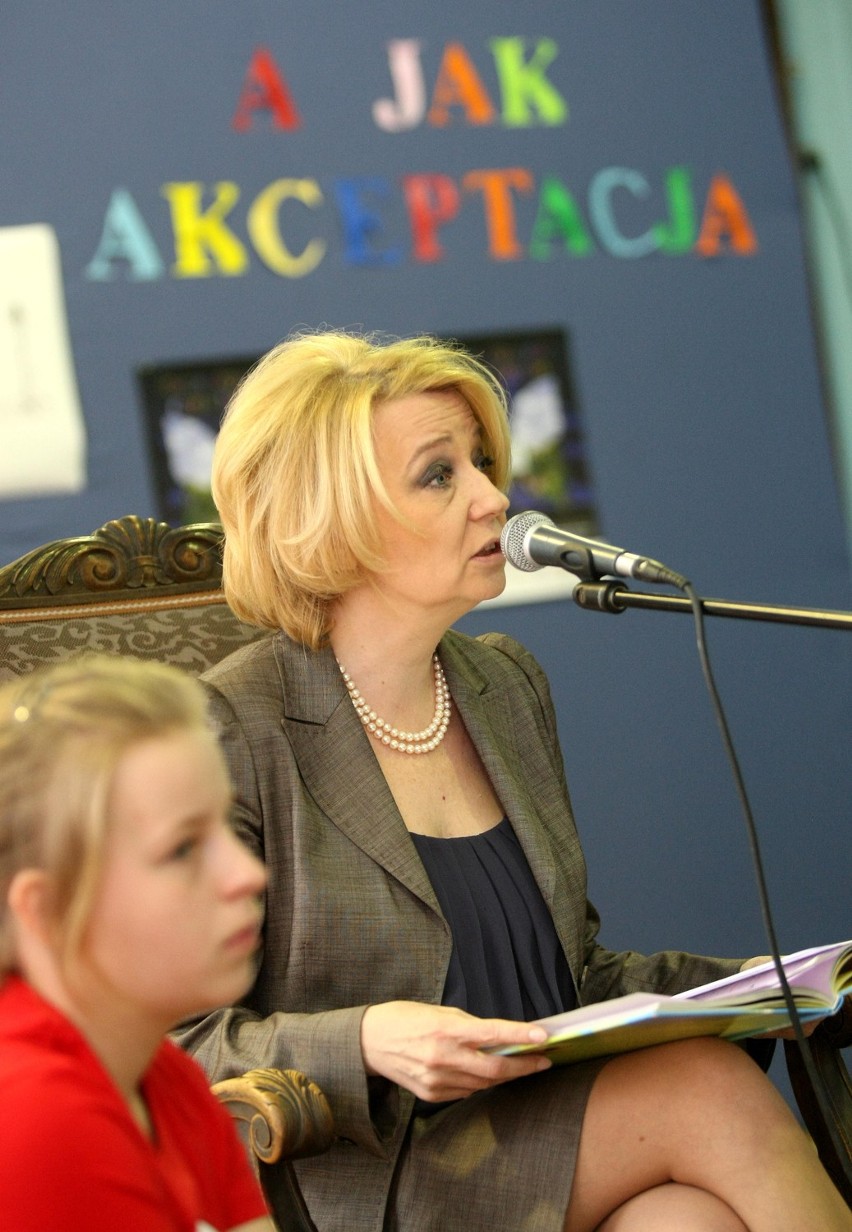 Prezydent Łodzi Hanna Zdanowska czytała wiersze dzieciom z SP nr 160 [ZDJĘCIA]