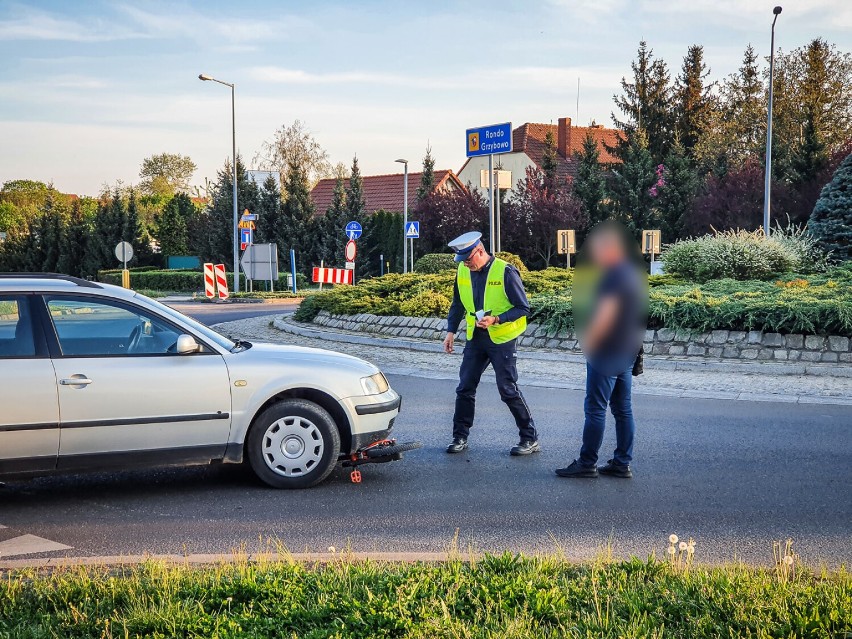 Wypadek w Lesznie. Potrącony 9-latek na rowerze