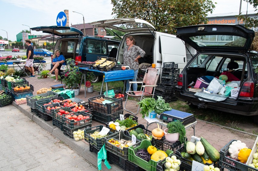 Ceny warzyw i owoców na targu w Trzebnicy w sierpniu 2022