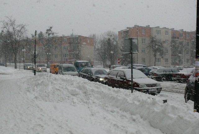 Śnieg w Chełmie
