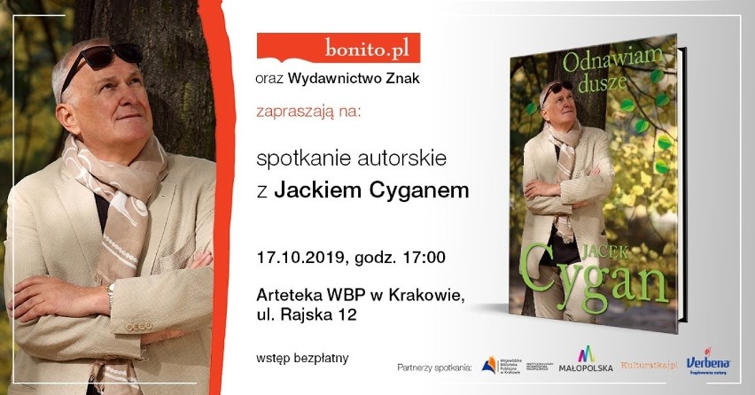 "Odnawiam dusze". Spotkanie autorskie z Jackiem Cyganem