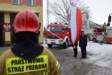 Nowy wóz bojowy trafił do OSP w Mieścisku. Oficjalnie przejęcie samochodu odbyło się w siedzibie straży w Wągrowcu