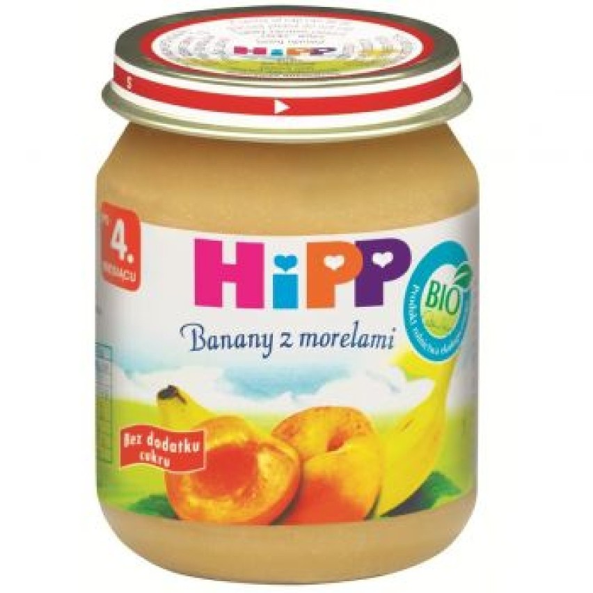 HiPP Jabłka z bananami i brzoskwiniami Bio 125g