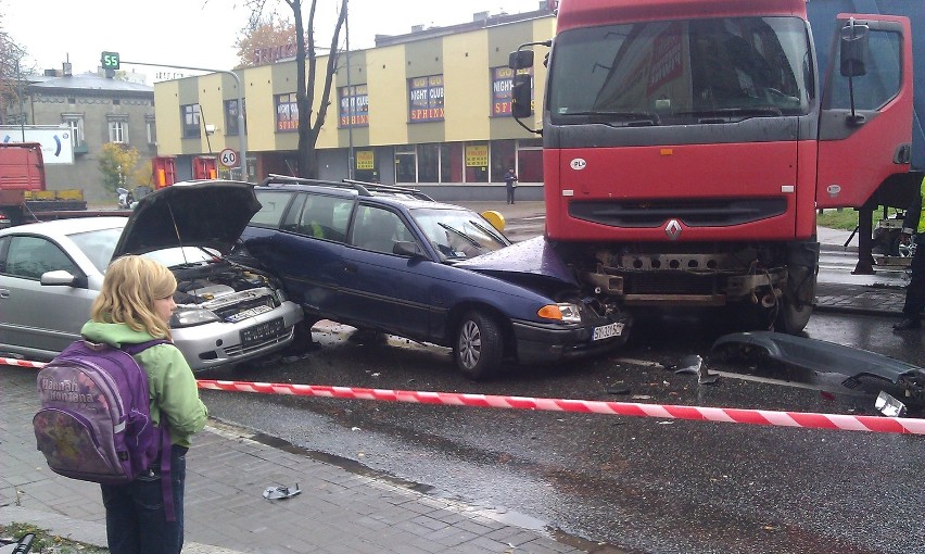 Wypadek na ul. Katowickiej w Chorzowie