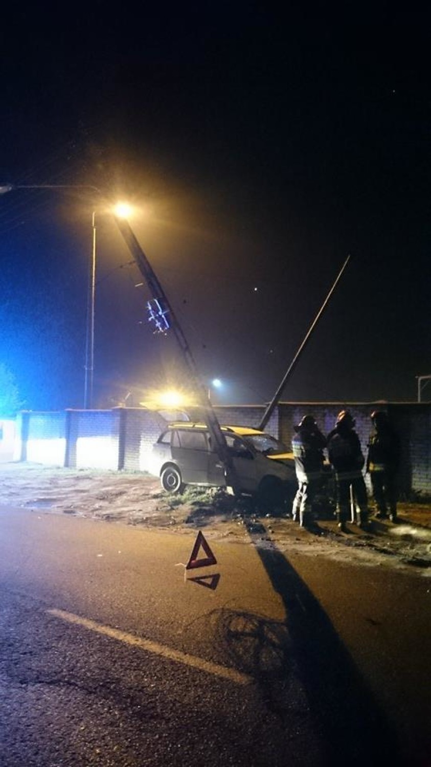 Wypadek na ulicy Łośnickiej w Zawierciu 26 04 2015