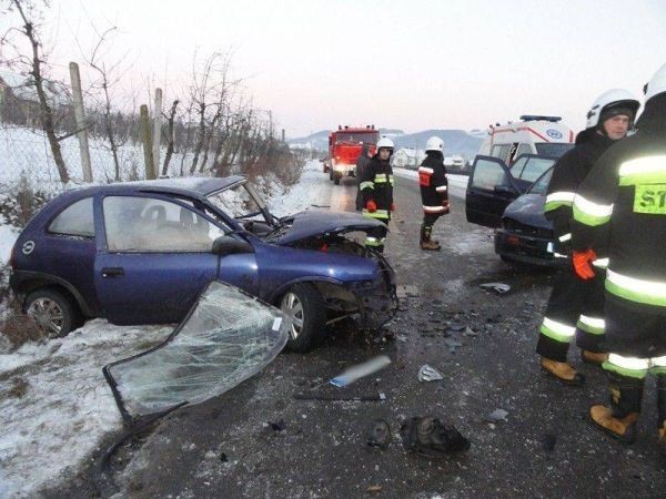 Pierwszej pomocy udzielali kierowcy innych aut, a później pogotowie. Ranni trafili do szpitala. Strażacy dwie godziny usuwali skutki wypadku, zanim przywrócili przejezdność drogi.