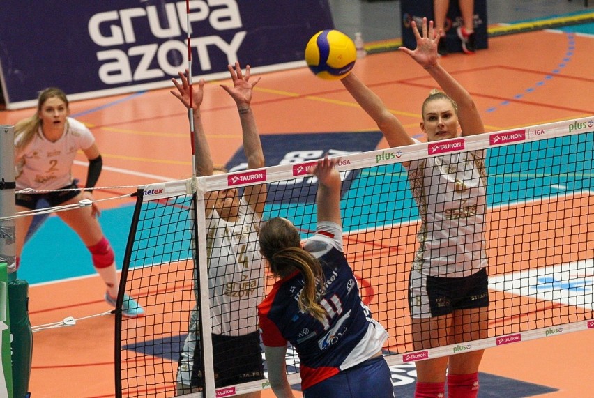 Grupa Azoty Chemik Police - Grot Budowlani Łódź 3:1. Pierwsza wygrana w play off. ZDJĘCIA