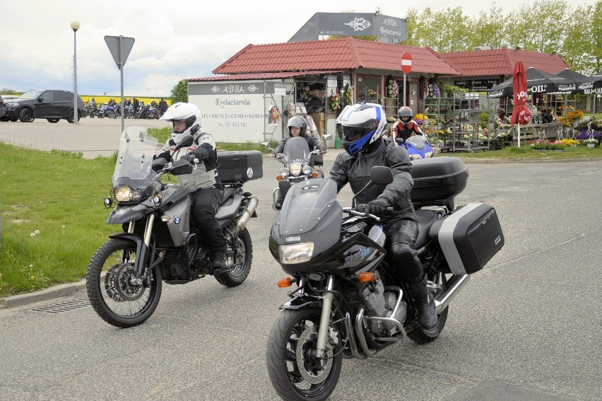 Kawaleria pancerna na motocyklach przyjechała do Głogowa