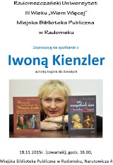 Radomsko: Spotkanie autorskie z Iwoną Kienzler