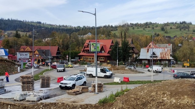 Budowa nowego ronda na Spyrkówce w Zakopanem