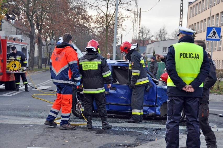 Międzychód - Wypadek na skrzyżowaniu obwodnicy