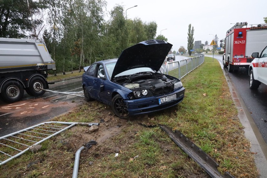 Wypadek na ulicy Sikorskiego w Legnicy.