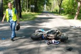 Zmarł motocyklista, uczestnik wypadku w Człuchowie