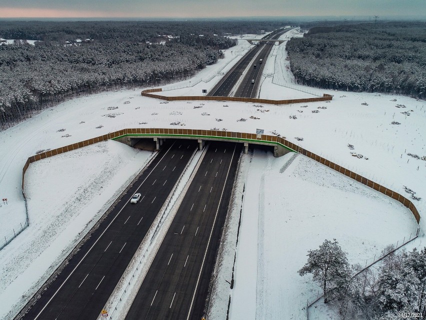 Budowa autostrady A1 w okolicach Radomska, Kamieńska i...