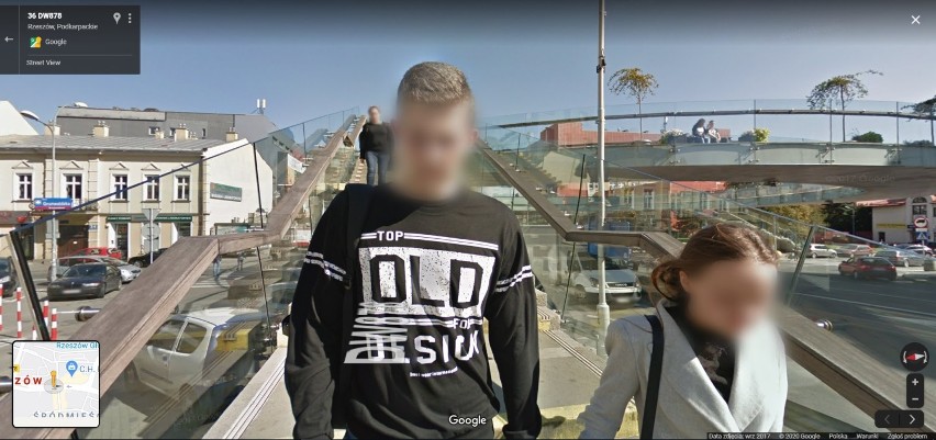 Mieszkańcy Rzeszowa przyłapani przez Google Street View na ulicach miasta. Może jesteś na zdjęciu? [ZDJĘCIA]