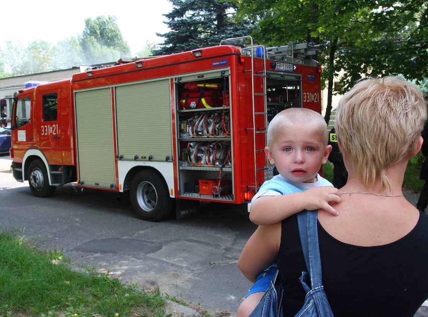 Piotrków: Ćwiczyli ewakuację w szpitalu (zdjęcia)