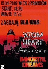 Immortal Dreams, Gorgonzolla, Atom Heart zagrają w Żyrardowie