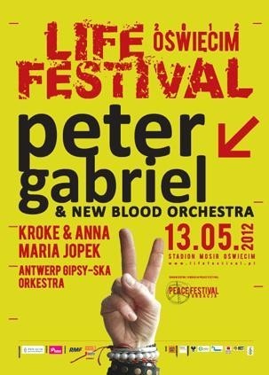 Life Festival : Peter Gabriel odczaruje Oświęcim