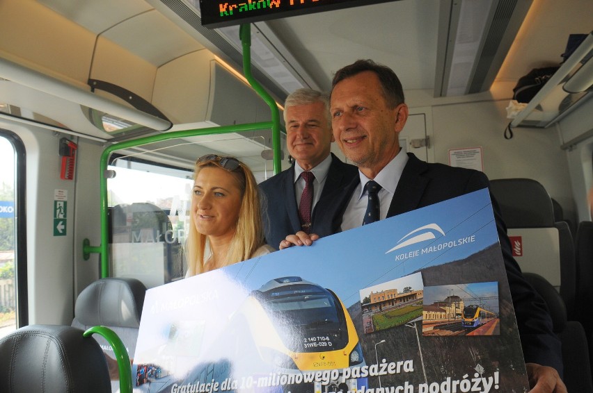10-milionowy pasażer na trasie Kraków -Tarnów [ZDJĘCIA]