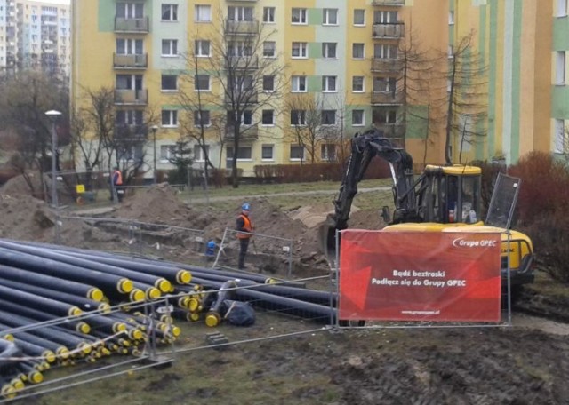 W połowie stycznia rozpoczęła się budowa sieci ciepłowniczej na terenie Brodwina.