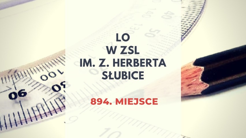 Licea ogólnokształcące zostały ocenione za pomocą trzech...