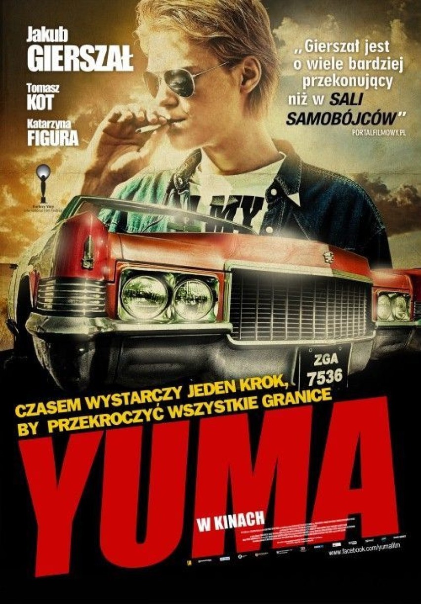Plakat do filmu "Yuma" Piotra Mularuka.