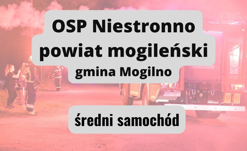 31 wozów strażackich trafi do Ochotniczych Straży Pożarnych w Kujawsko-Pomorskiem. Te jednostki otrzymają rządowe dofinansowanie