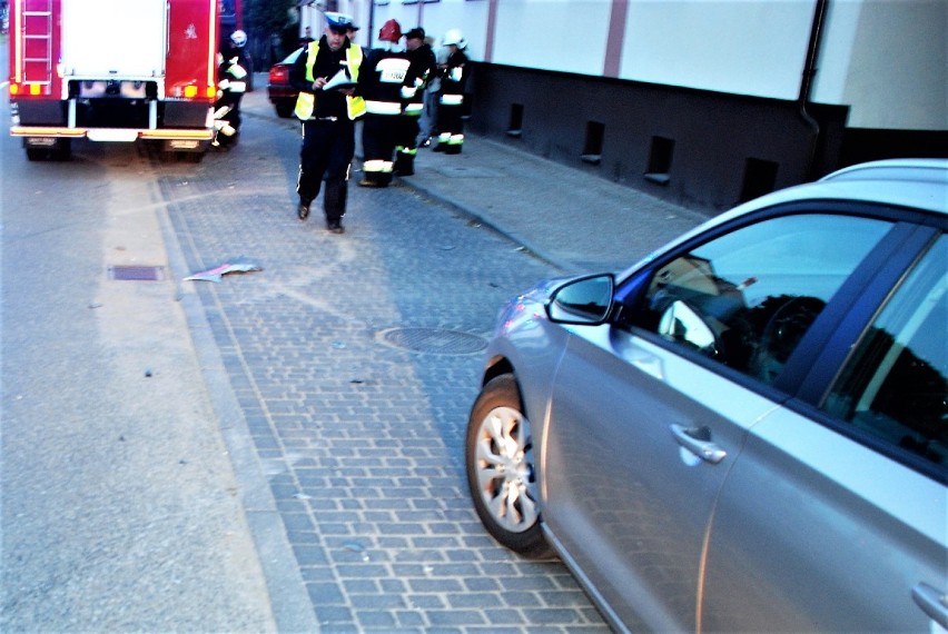Policja wyjaśniała okoliczności wypadku w Pelplinie [ZDJĘCIA]