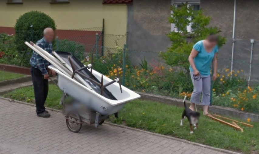 Zdjęcia Google Street View z osiedli Kopernika i Brzostów w...