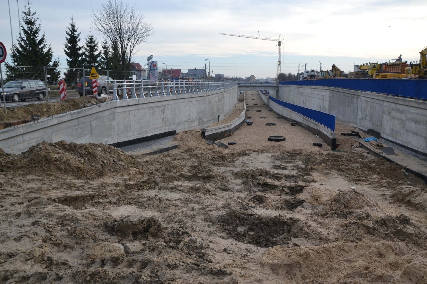 Tunel w Malborku na ul. de Gaulle'a. W 2013 roku kierowcy jeszcze tędy nie przejadą