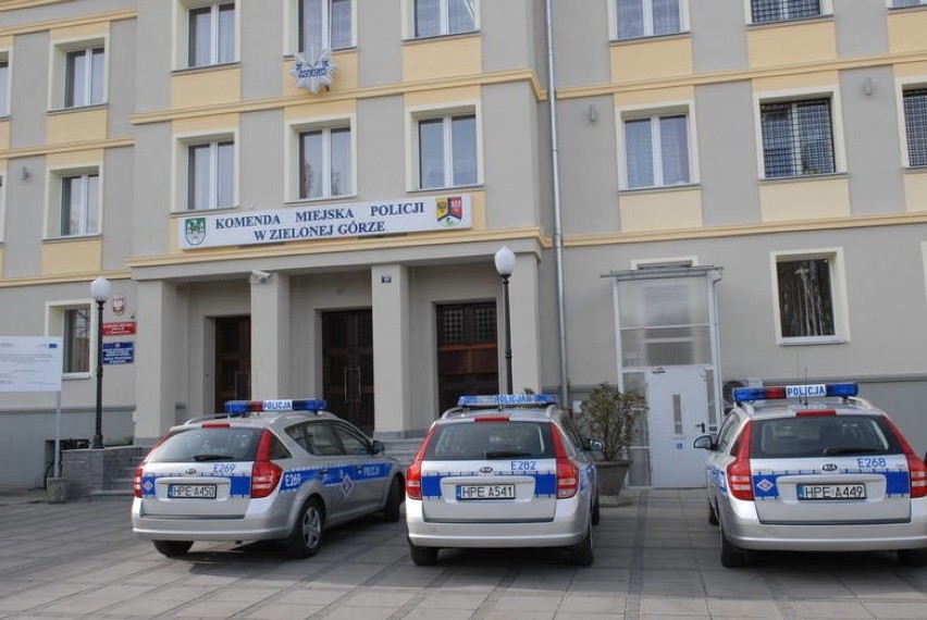 Komenda miejskiej policji w Zielonej Górze przy ul....